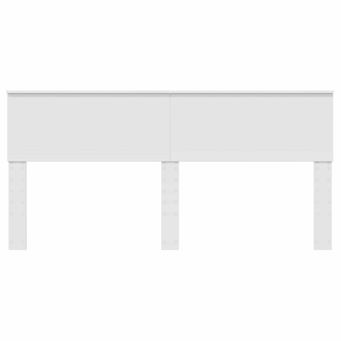 vidaXL Tête de lit Blanc 180 cm Bois d'ingénierie