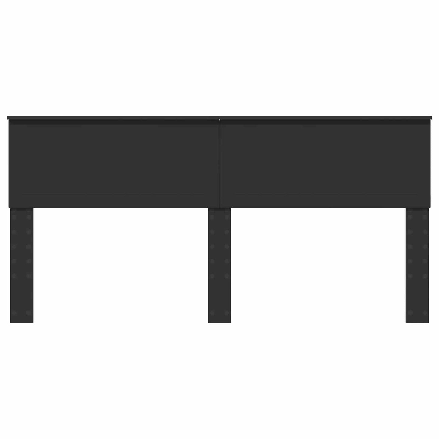 vidaXL Tête de lit noir aspect chêne 180 cm bois d'ingénierie
