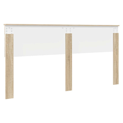 vidaXL Kopfteil Sonoma-Eiche 180 cm Holzwerkstoff