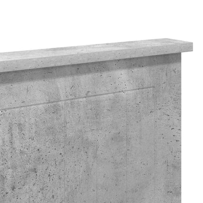 vidaXL Kopfteil Beton Grau 180 cm Holzwerkstoff