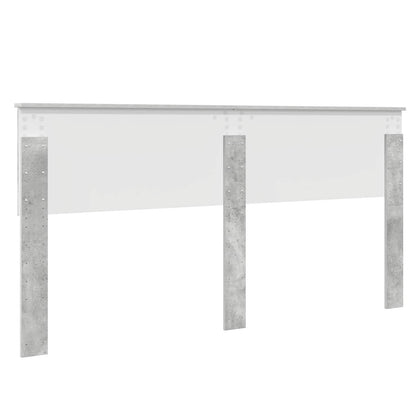 vidaXL Kopfteil Beton Grau 180 cm Holzwerkstoff