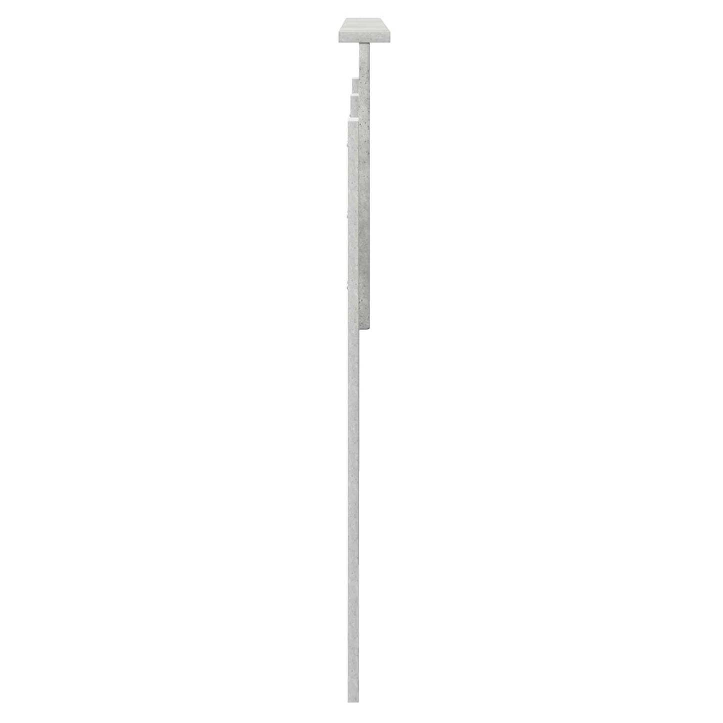 vidaXL Kopfteil Beton Grau 180 cm Holzwerkstoff
