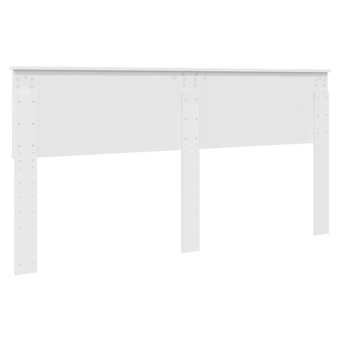 vidaXL Kopfteil Glänzend Weiß 180 cm Holzwerkstoff