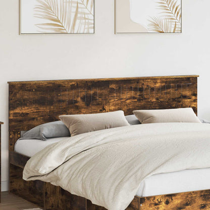 vidaXL Kopfteil Geräucherte Eiche 180 cm Holzwerkstoff
