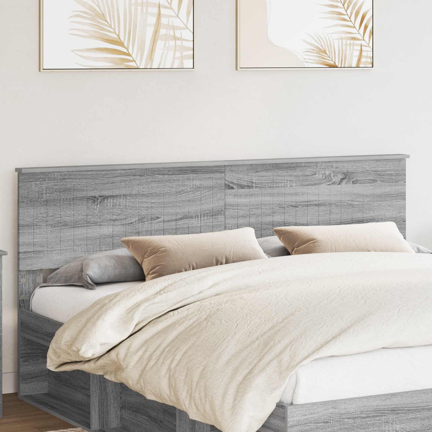vidaXL Kopfteil Graues Sonoma 180 cm Holzwerkstoff