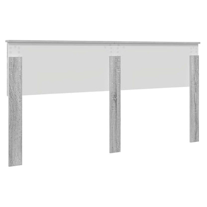 vidaXL Kopfteil Graues Sonoma 180 cm Holzwerkstoff