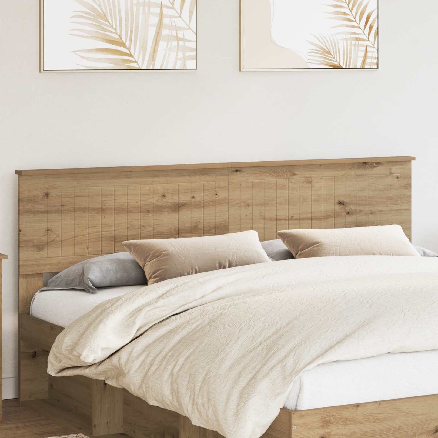 vidaXL Kopfteil Artisan-Eiche 180 cm Holzwerkstoff