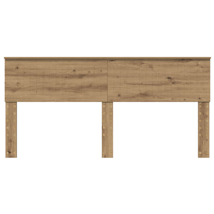 vidaXL Kopfteil Artisan-Eiche 180 cm Holzwerkstoff