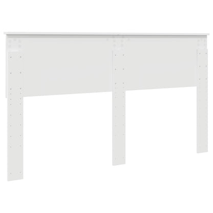 vidaXL Kopfteil Weiß 160 cm Holzwerkstoff