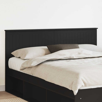 vidaXL Kopfteil Schwarz Eichen-Optik 160 cm Holzwerkstoff