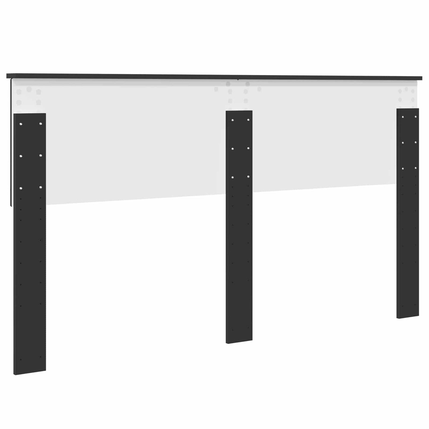 vidaXL Kopfteil Schwarz Eichen-Optik 160 cm Holzwerkstoff