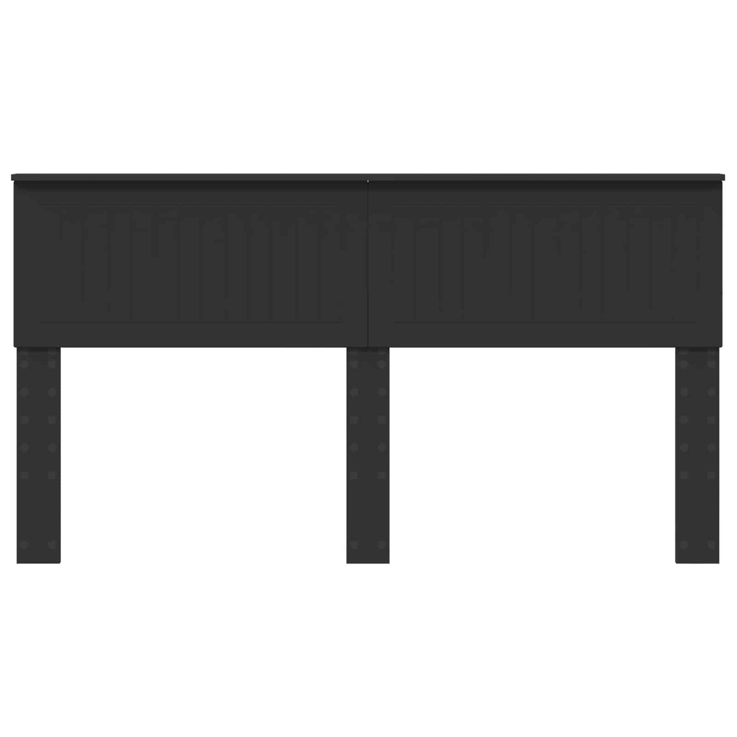 vidaXL Kopfteil Schwarz Eichen-Optik 160 cm Holzwerkstoff