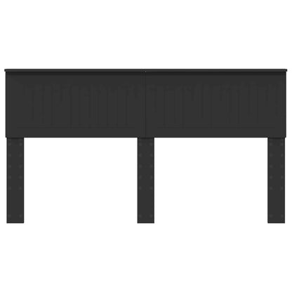 vidaXL Kopfteil Schwarz Eichen-Optik 160 cm Holzwerkstoff