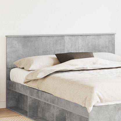 vidaXL Kopfteil Beton Grau 160 cm Holzwerkstoff