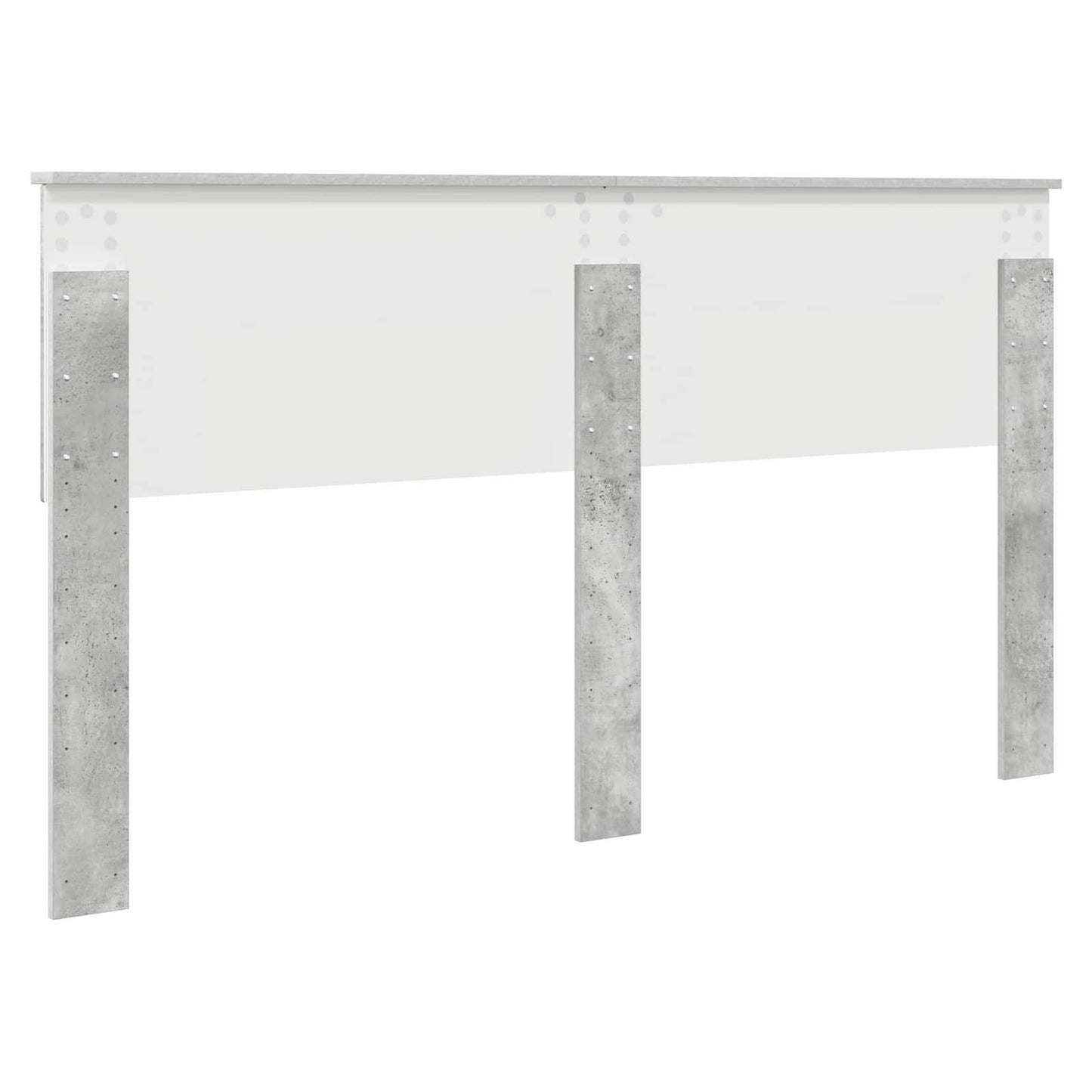vidaXL Kopfteil Beton Grau 160 cm Holzwerkstoff