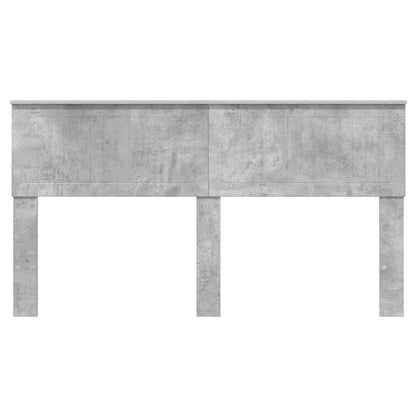 vidaXL Kopfteil Beton Grau 160 cm Holzwerkstoff