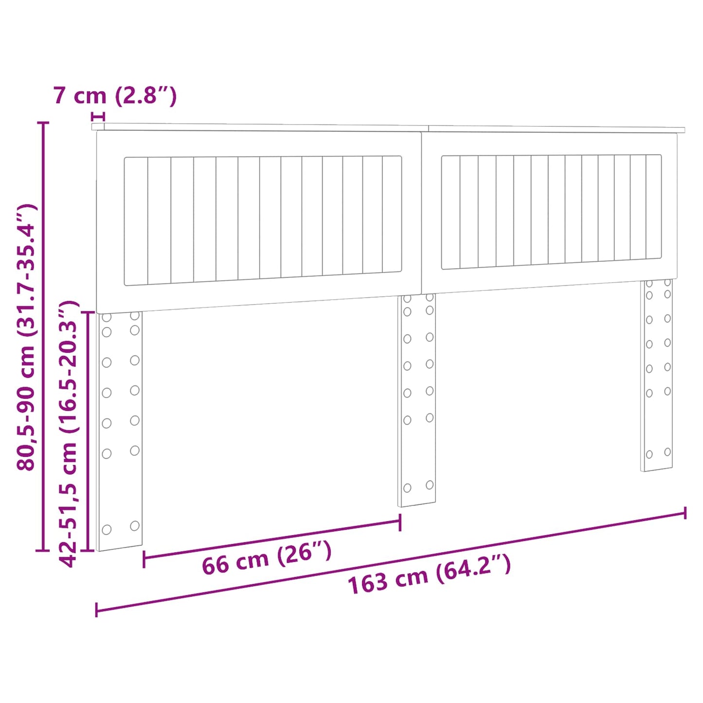 vidaXL Kopfteil Glänzend Weiß 160 cm Holzwerkstoff