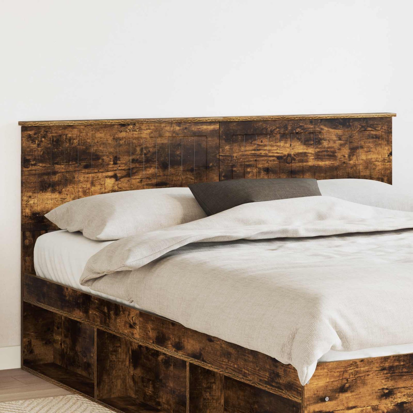vidaXL Kopfteil Geräucherte Eiche 160 cm Holzwerkstoff