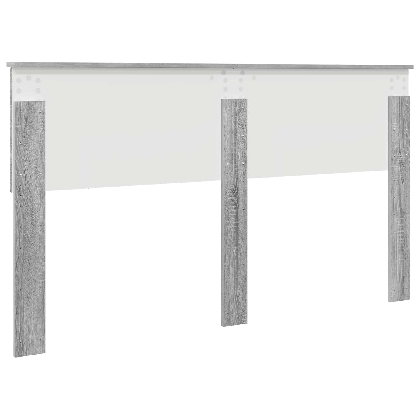 vidaXL Kopfteil Graues Sonoma 160 cm Holzwerkstoff