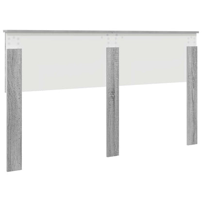 vidaXL Kopfteil Graues Sonoma 160 cm Holzwerkstoff