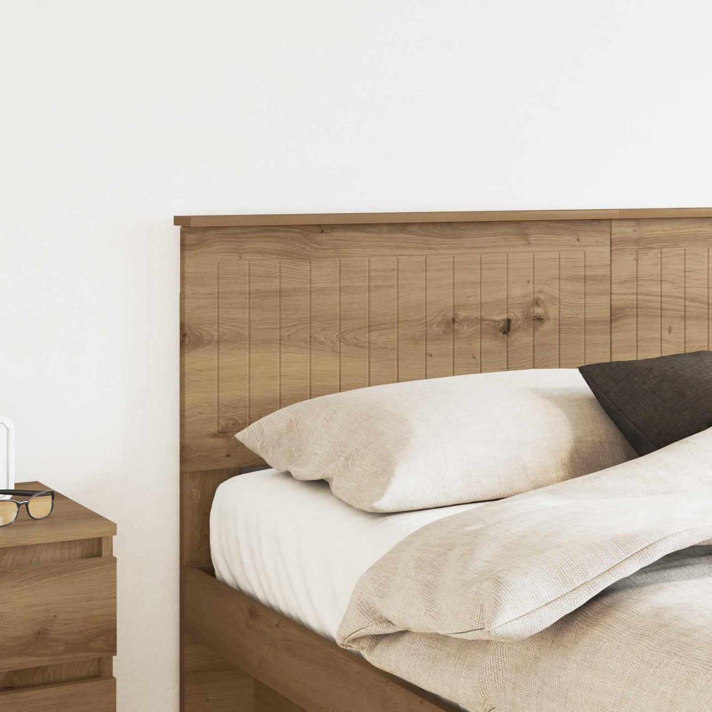vidaXL Kopfteil Artisan-Eiche 160 cm Holzwerkstoff