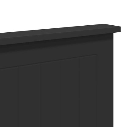 vidaXL Kopfteil Schwarz Eichen-Optik 150 cm Holzwerkstoff