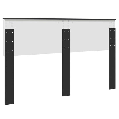 vidaXL Kopfteil Schwarz Eichen-Optik 150 cm Holzwerkstoff