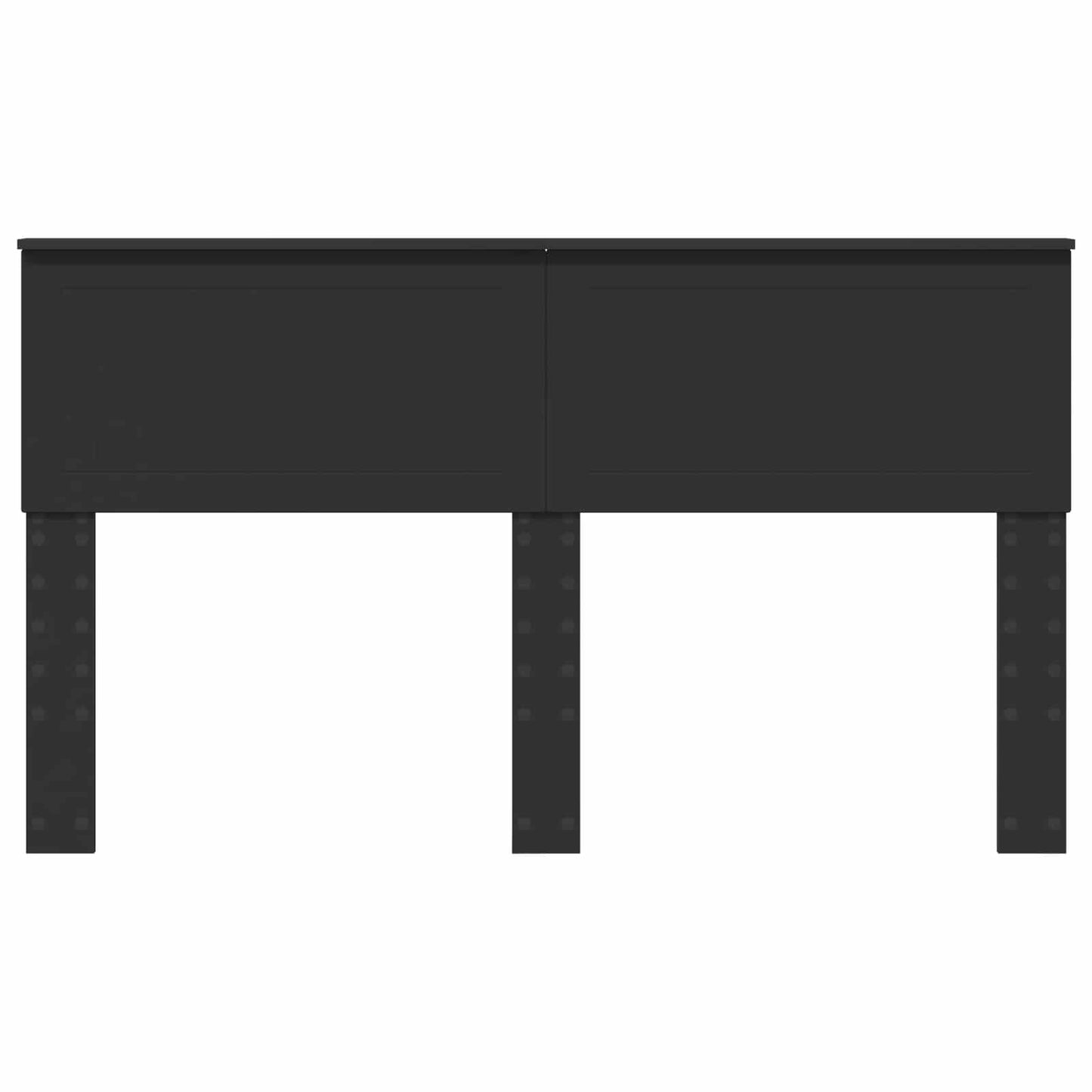 vidaXL Kopfteil Schwarz Eichen-Optik 150 cm Holzwerkstoff