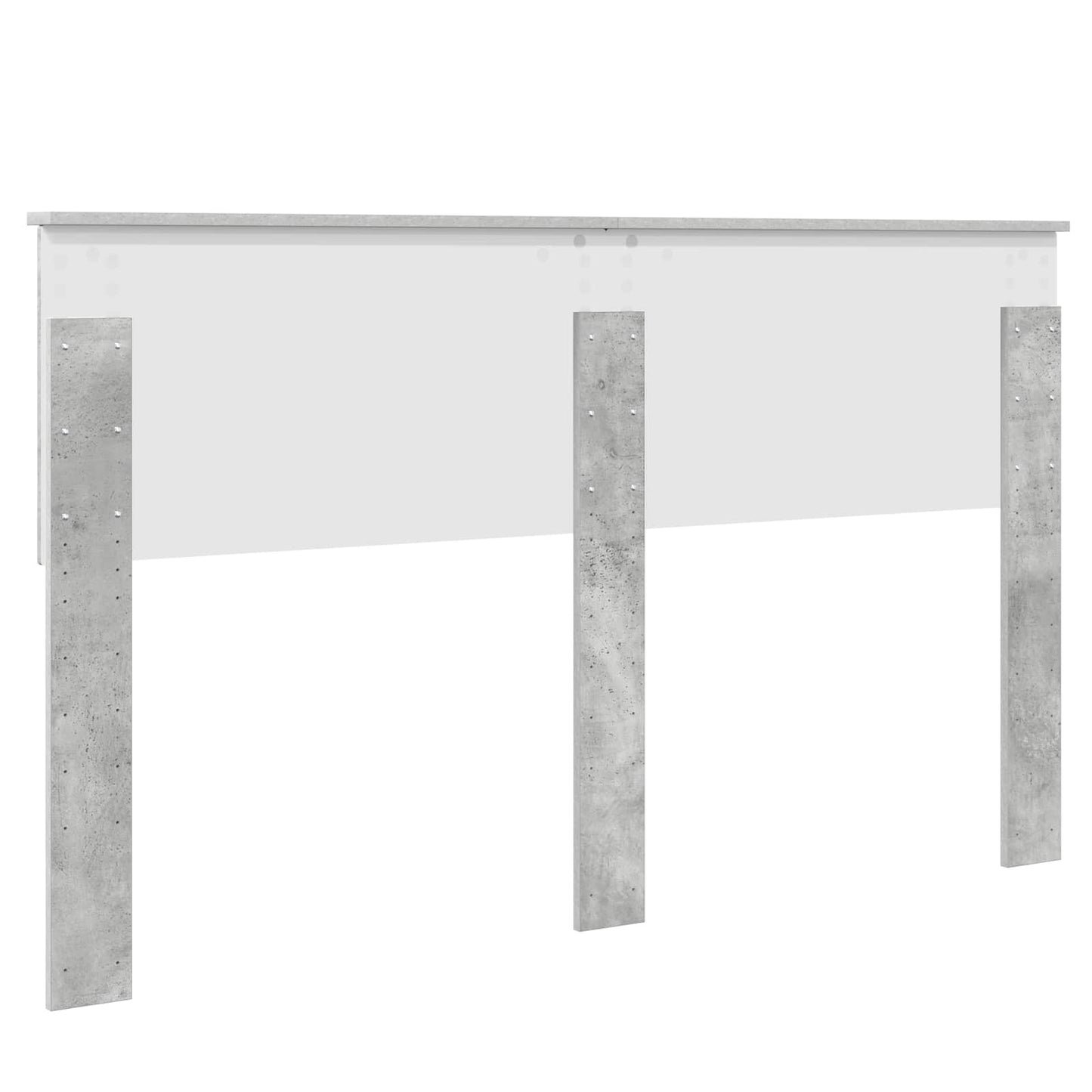 vidaXL Kopfteil Beton Grau 150 cm Holzwerkstoff