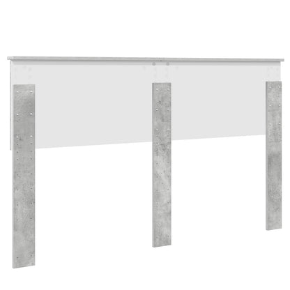 vidaXL Kopfteil Beton Grau 150 cm Holzwerkstoff