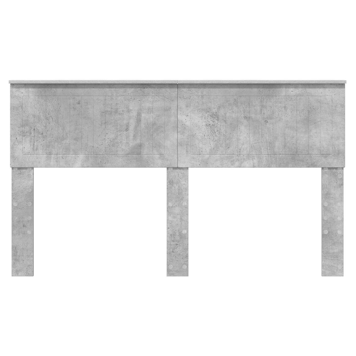vidaXL Kopfteil Beton Grau 150 cm Holzwerkstoff