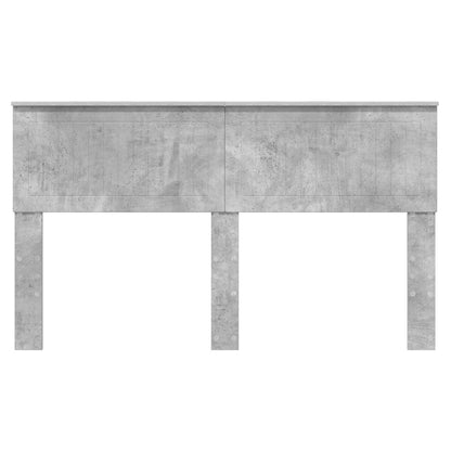 vidaXL Kopfteil Beton Grau 150 cm Holzwerkstoff