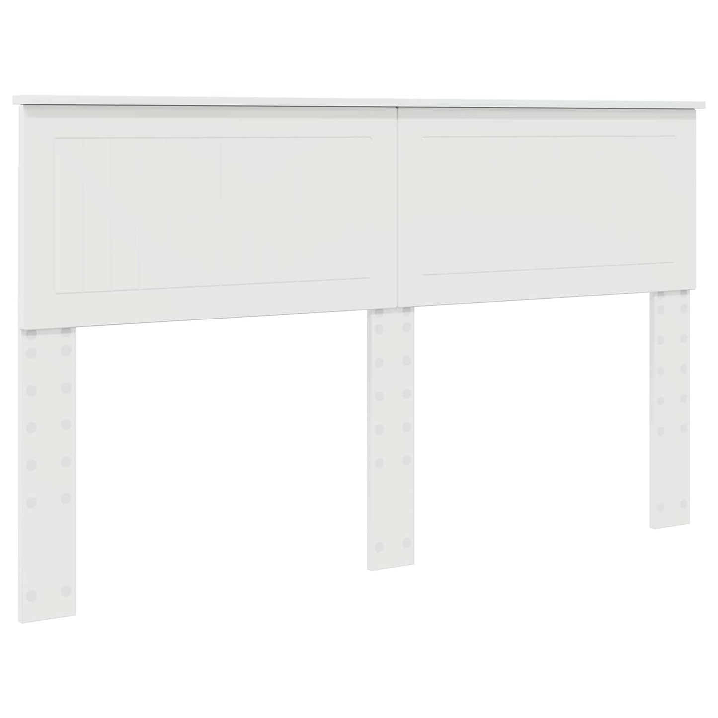 vidaXL Tête de lit Blanc brillant 150 cm Bois d'ingénierie