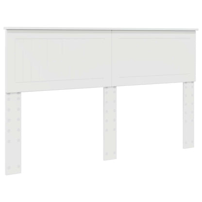 vidaXL Tête de lit Blanc brillant 150 cm Bois d'ingénierie