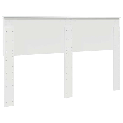 vidaXL Tête de lit Blanc brillant 150 cm Bois d'ingénierie