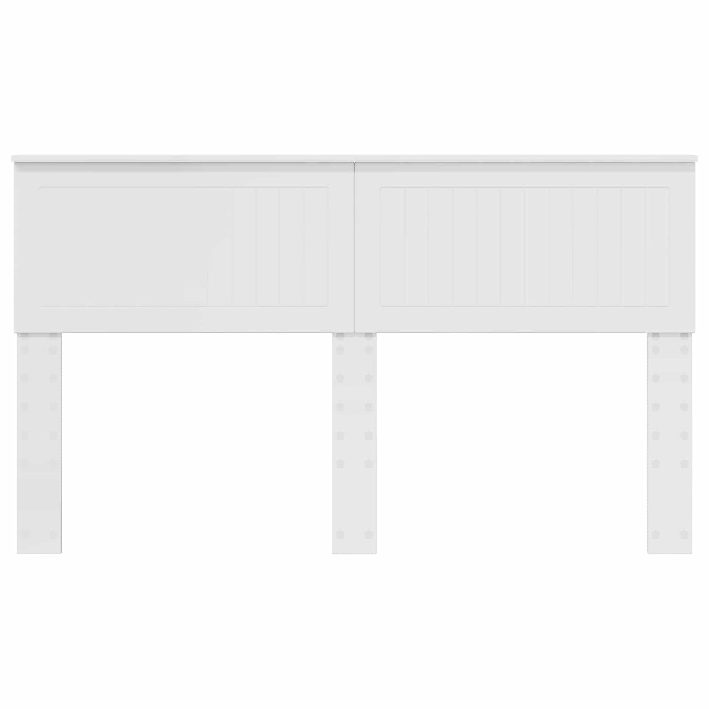 vidaXL Tête de lit Blanc brillant 150 cm Bois d'ingénierie