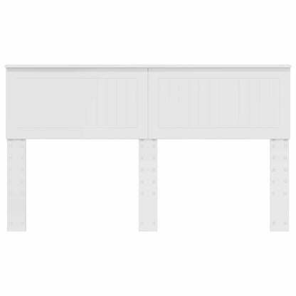 vidaXL Tête de lit Blanc brillant 150 cm Bois d'ingénierie