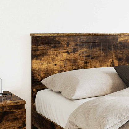 vidaXL Kopfteil Geräucherte Eiche 150 cm Holzwerkstoff