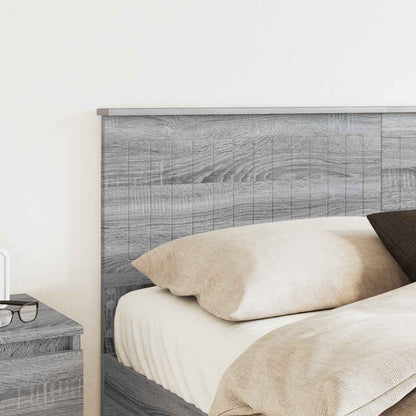 Kopfteil Graues Sonoma 150 cm Holzwerkstoff