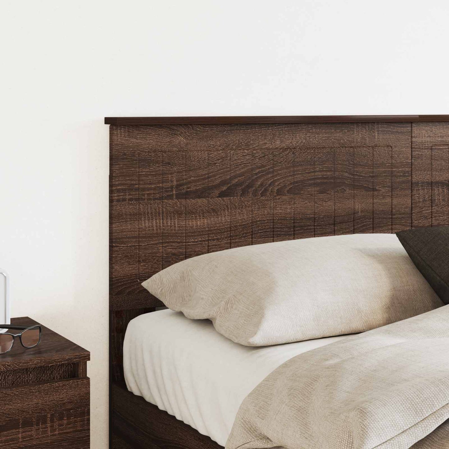 vidaXL Kopfteil Braun Eichen-Optik 150 cm Holzwerkstoff