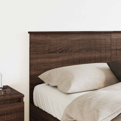 vidaXL Kopfteil Braun Eichen-Optik 150 cm Holzwerkstoff