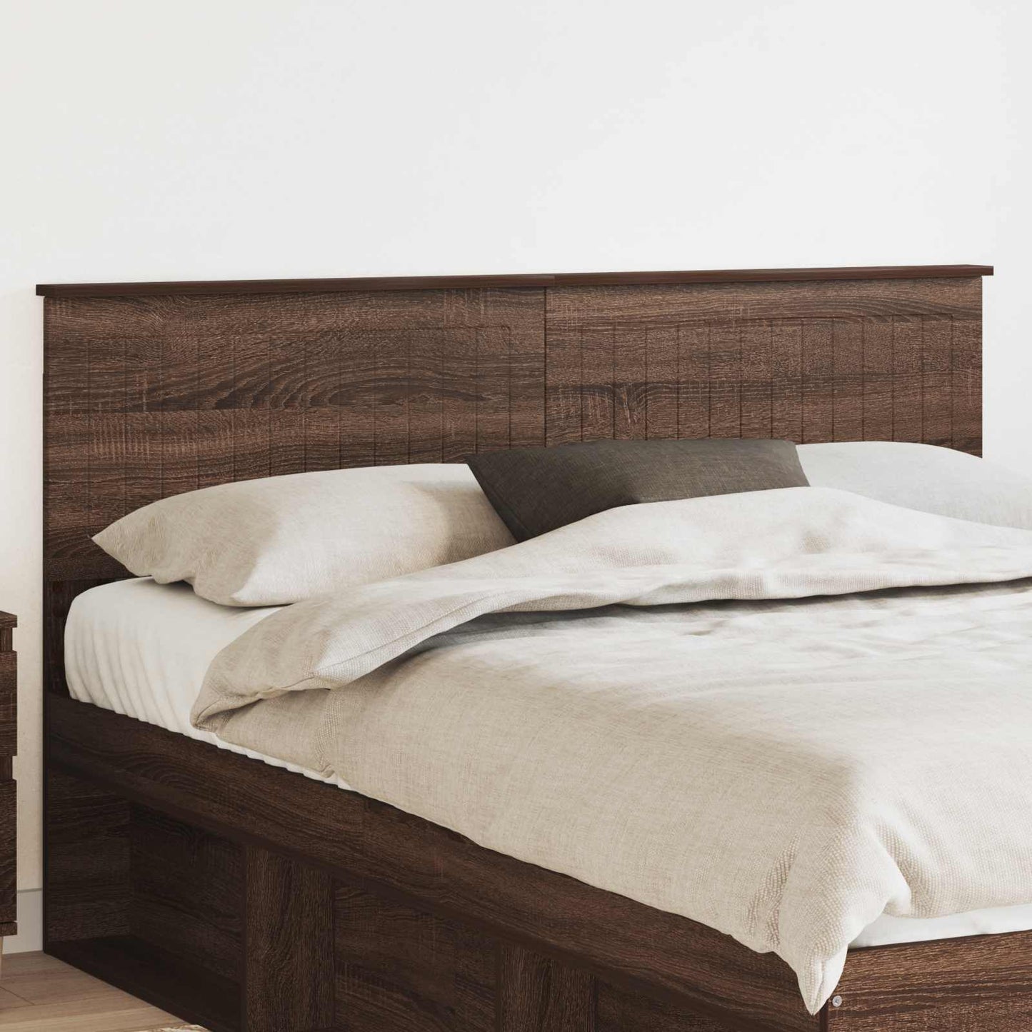 vidaXL Kopfteil Braun Eichen-Optik 150 cm Holzwerkstoff