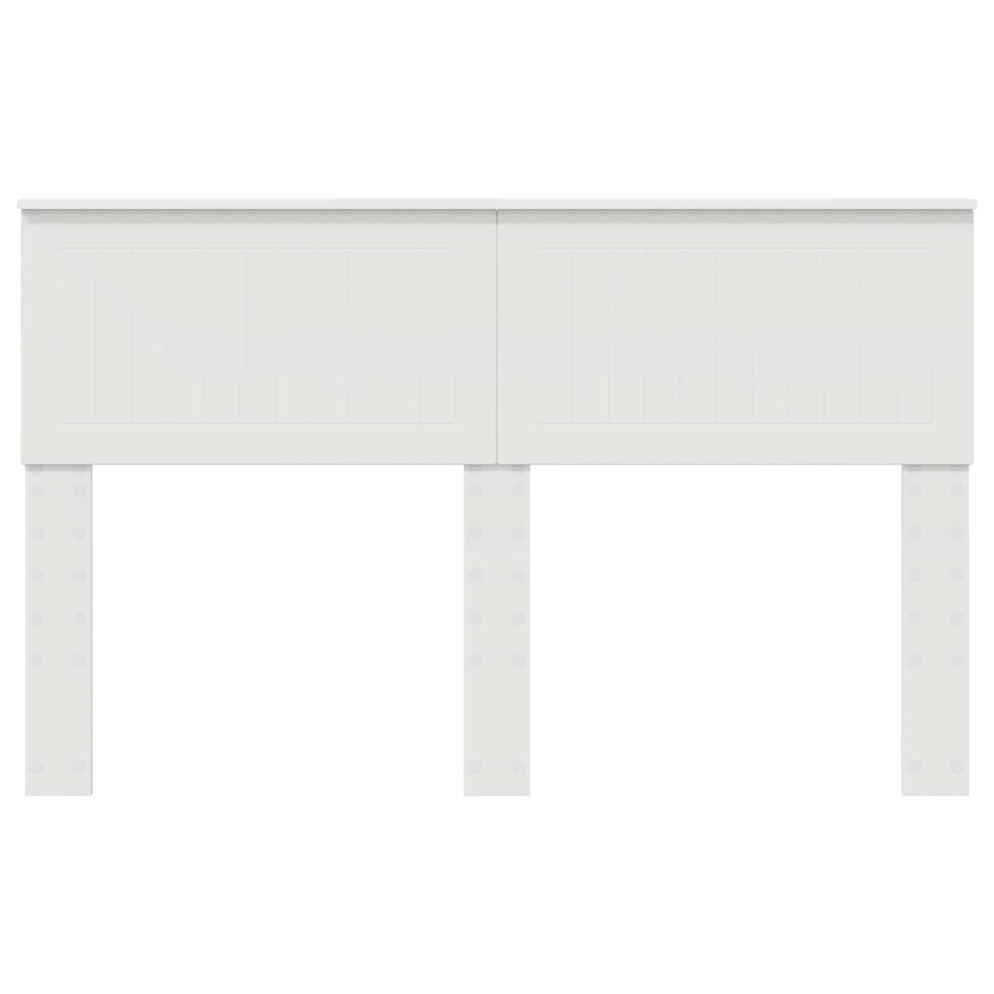 Kopfteil Weiß 140 cm Holzwerkstoff