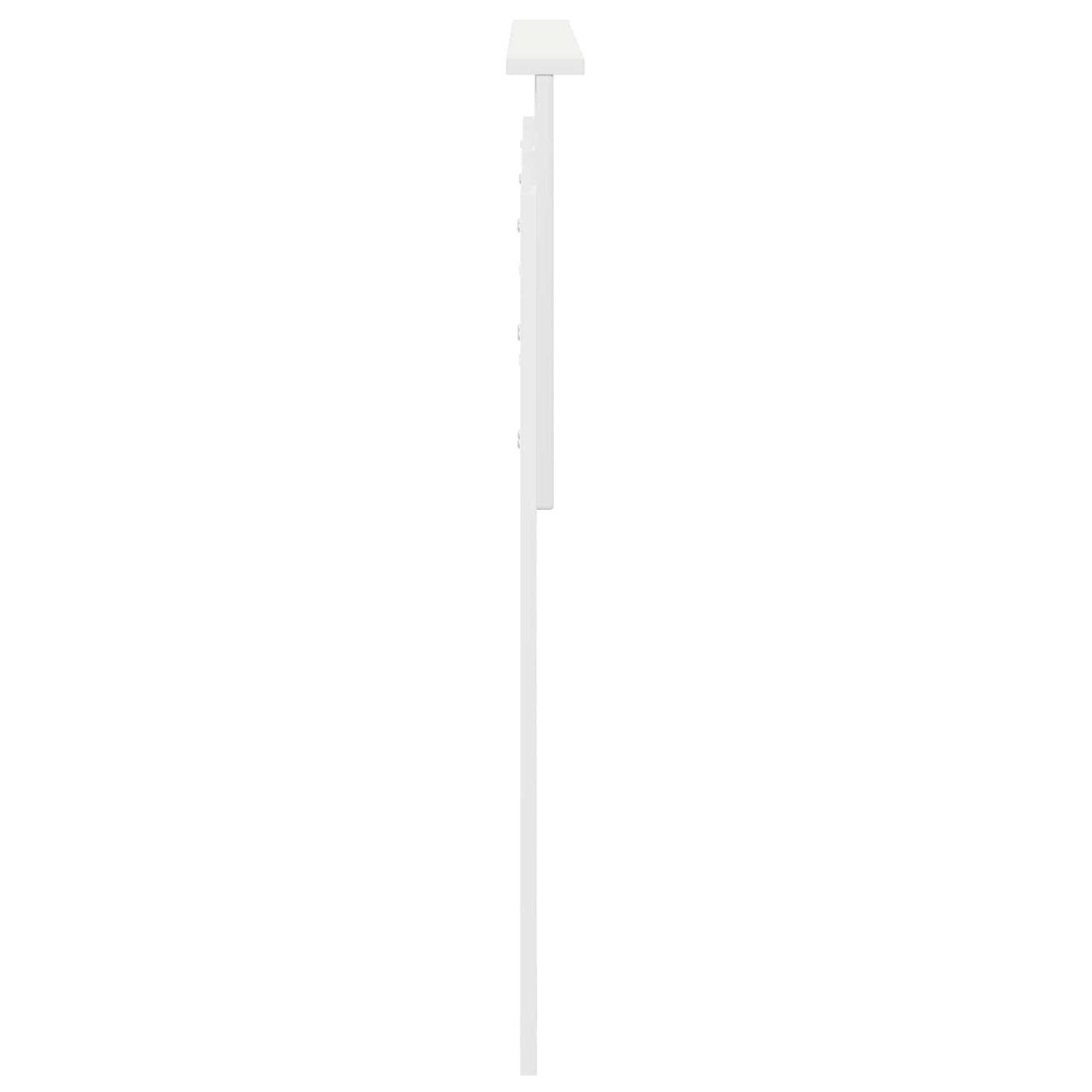 Kopfteil Weiß 140 cm Holzwerkstoff