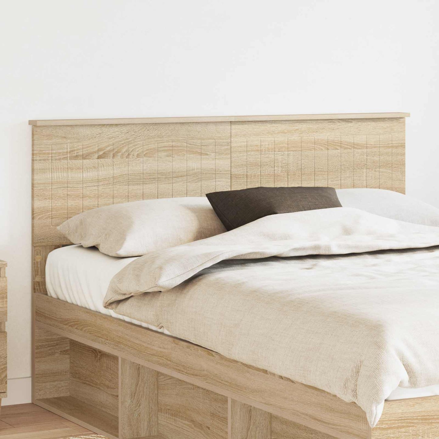 vidaXL Kopfteil Sonoma-Eiche 140 cm Holzwerkstoff
