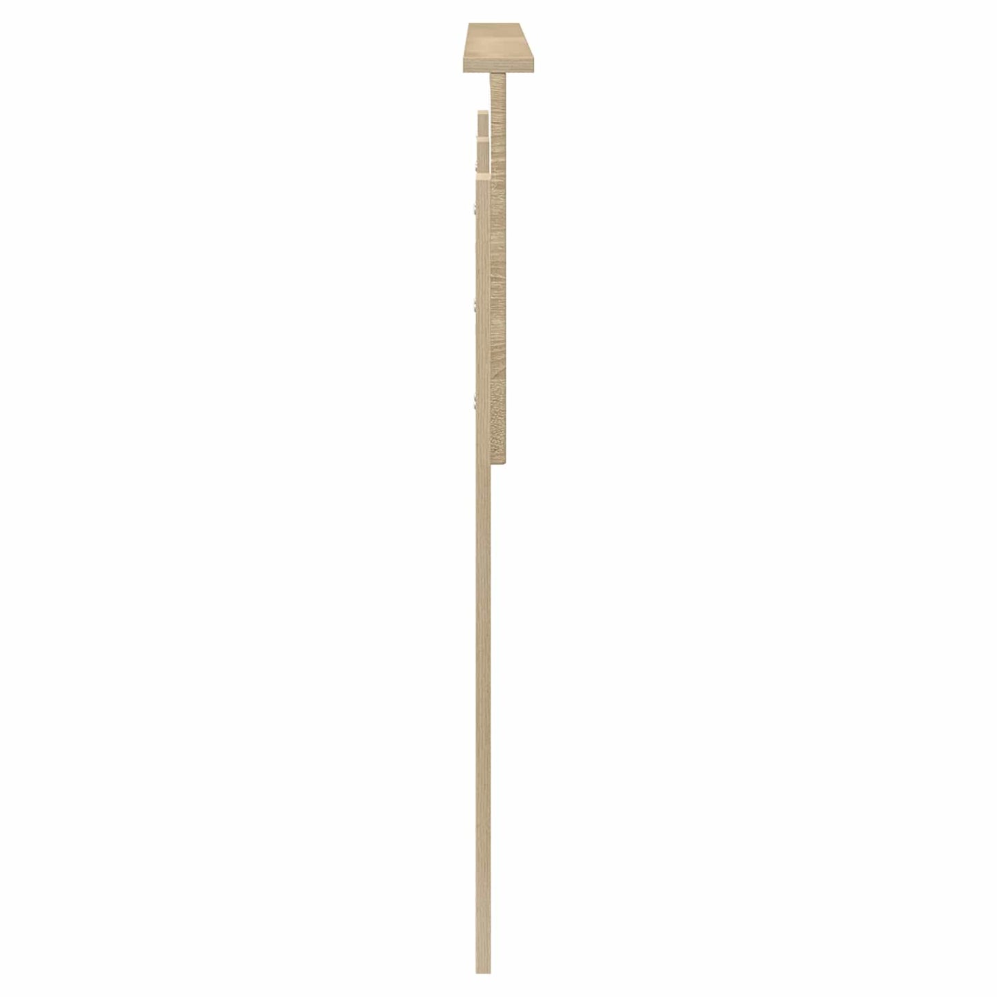 vidaXL Kopfteil Sonoma-Eiche 140 cm Holzwerkstoff