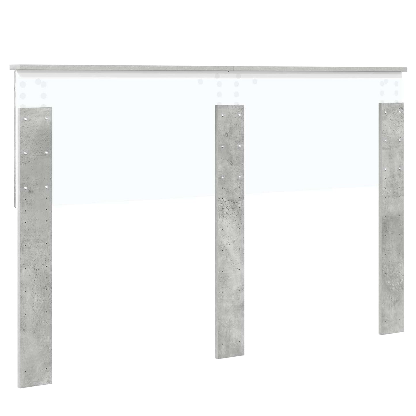 vidaXL Kopfteil Beton Grau 140 cm Holzwerkstoff