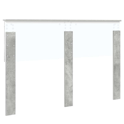 vidaXL Kopfteil Beton Grau 140 cm Holzwerkstoff
