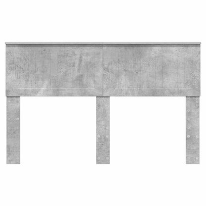 vidaXL Kopfteil Beton Grau 140 cm Holzwerkstoff
