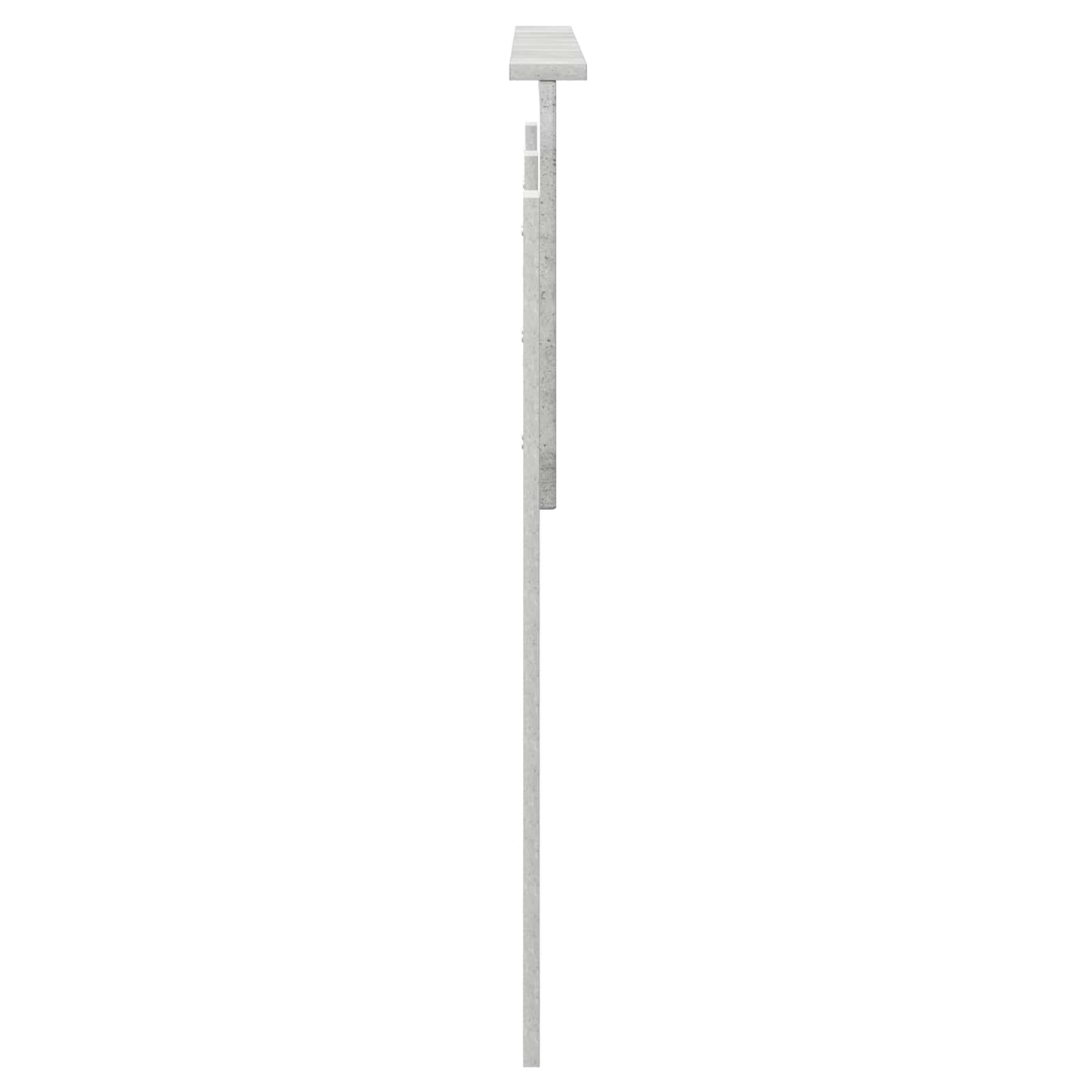 vidaXL Kopfteil Beton Grau 140 cm Holzwerkstoff